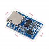 GPD2846A MP3 Ses Çalma Modülü Sd Kart 2watt Amplifier Modül Amfi thumbnail 8