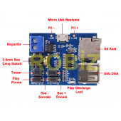 TFU MP3 Wav Ses Müzik Çalma Kartı 3W Amfi Micro SD Usb Flash Okuyucu 3.5mm Ses Soketi thumbnail 8