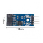 Motor Hız Sensor Modülü,Enkoder,Pals Sayıcı,5V,15mA,LM393 Entegre - 7