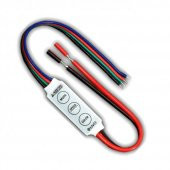 DC 12-24V 3 Tuşlu RGB Şerit Led Dimmer Hafızalı Renk Hız Kontrol thumbnail 3