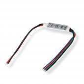 DC 12-24V 3 Tuşlu RGB Şerit Led Dimmer Hafızalı Renk Hız Kontrol thumbnail 6