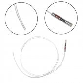 PT100 Platinyum Isı Sıcaklık Sensörü 100cm Su Geçirmez -200C to 450C Metal Koruyucu Dalgıç Prob Term thumbnail 1