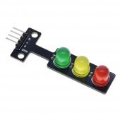 Trafik Işık Led Modülü 5V Ortak Katot 8mm Led Kırmızı Sarı Yeşil - 2