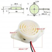 Sfm-27 90Db Aktif Buzzer Aralıklı Yüksek Desibel Beep Ses Üreteci - 8