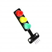 Trafik Işık Led Modülü 5V Ortak Katot 8mm Led Kırmızı Sarı Yeşil - 5