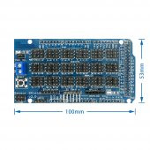 Arduino Mega 2560 Sensör Shield IO Çoğaltma Genişletme Kartı - 5