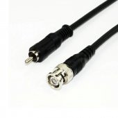 BNC to RCA Kablo 1 Metre Video Ses Sinyal Taşıyıcı Konnektör thumbnail 4