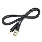 BNC to RCA Kablo 1 Metre Video Ses Sinyal Taşıyıcı Konnektör thumbnail 7