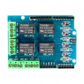 Arduino 4 Kanal Röle Shield DC 24V 3A - 1