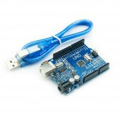 Arduino UNO R3 Klon MEGA328P SMD (CH340) + USB Kablo Dahil thumbnail 7