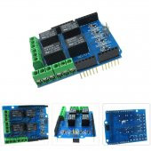 Arduino 4 Kanal Röle Shield DC 24V 3A - 5