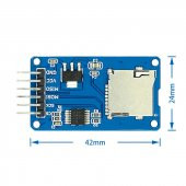 Micro Sd Kart Modülü Hafıza Kartı Microsd Kart Bellek Spı Okuyucu - 8