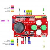 Arduino Joystick Shield 2 Eksen Xy Joystick Nrf24L01 Nokia5110 Bluetooth Shield - 8