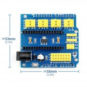 Arduino Nano 3.0 IO Proto Shield Genişleme Kartı Kolay Bağlantı - 8