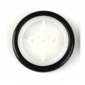 29mm Mini Rubber Tekerlek 2mm Mil Uyumlu Robot Oyuncak Wheel - 1