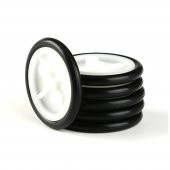 29mm Mini Rubber Tekerlek 2mm Mil Uyumlu Robot Oyuncak Wheel - 3