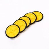 42mm Mini Rubber Tekerlek 3mm Mil Uyumlu Robot Oyuncak Wheel - 8