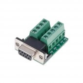 DB9 to Dip Adaptör Dişi 9 Pin RS232 COM Port Klemens Çevirici - 1