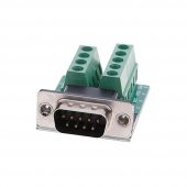 DB9 to Dip Adaptör Erkek 9 Pin RS232 COM Port Klemens Çevirici - 3