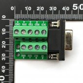 DB9 to Dip Adaptör Erkek 9 Pin RS232 COM Port Klemens Çevirici - 8