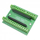 Arduino Nano 3.0 Genişleme Kartı IO Terminal Adaptör Shield Kolay Bağlantı Klemens Soketler thumbnail 4