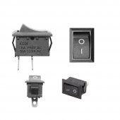 2 Pin On Off Anahtar Switch Mini Buton 5A 220V AC 10A 125V Kcd1 - 7