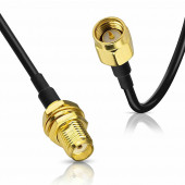 Rg174 Sma Erkek Dişi 5M Kabl0 50 Ohm Altın Kaplama Rf Uzatma Wifi 3G Koaksiyel Kablo - 8