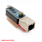 Arduino Nano 3.0 ENC28J60 Ethernet Shield Board Microchip LAN SPI IOT İnternet Haberleşme thumbnail 5