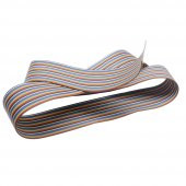 40 Pin Rainbow Ribbon IDC Kablo 1 Metre 10 Renk Dupont Kablo Flat thumbnail 4