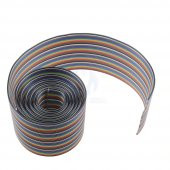 40 Pin Rainbow Ribbon IDC Kablo 1 Metre 10 Renk Dupont Kablo Flat thumbnail 6
