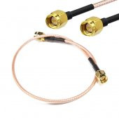 30CM RG316 SMA Erkek - Erkek RF Kablo 0-6GHz 50 ohms 0.3dB Esnek - 1