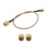30CM RG316 SMA Erkek - Erkek RF Kablo 0-6GHz 50 ohms 0.3dB Esnek - 4