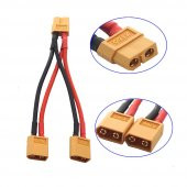 XT60 Konnektörlü Y Tip Birleştirici Kablo 10 cm LiPo Pil Batarya - 1