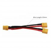 XT60 Konnektörlü Y Tip Birleştirici Kablo 10 cm LiPo Pil Batarya - 4