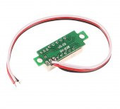 Voltmetre 0.28 0-100V Mavi 3 Telli Dijital LED Gösterge Voltaj thumbnail 5