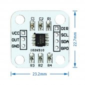 AS5600 Manyetik Açı Sensörü Ölçüm Modülü 12 Bit Temassız Pozisyon thumbnail 8