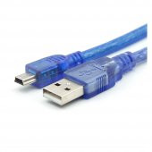 30cm Mini Usb Kablo Mavi 480 Mbps USB 2.0 Hot Swap - 2