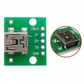 Mini Usb To Dip Çevirici Pcb Usb Haberleşme Deney Prototip 5V Usb Pinlerine Kolay Erişim Kartı thumbnail 4