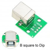 USB Type B To Dip Çevirici Pcb Usb Haberleşme Deney Prototip 5V Usb Pinlerine Kolay Erişim Kartı - 3