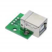 USB Type B To Dip Çevirici Pcb Usb Haberleşme Deney Prototip 5V Usb Pinlerine Kolay Erişim Kartı - 4