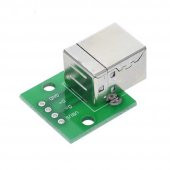 USB Type B To Dip Çevirici Pcb Usb Haberleşme Deney Prototip 5V Usb Pinlerine Kolay Erişim Kartı - 5