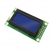 0802A 8x2 Karakter Lcd Modül Mavi Display Ekran Mavi Backlight 2 Satır 8 Karakter - 2