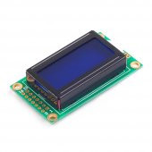 0802A 8x2 Karakter Lcd Modül Mavi Display Ekran Mavi Backlight 2 Satır 8 Karakter - 4