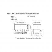 5V EB2-5NU SMD Röle DPDT 1A EB2 Series Non Latching EB2 Series SMD Low Signal Relay - 3