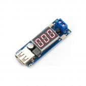 40V to 5V 2A Voltaj Düşürücü Usb Çıkış Soketi Mobil Güç Kaynağı Power Modül Voltmetre Mp4 Araba Araç - 1