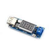 40V to 5V 2A Voltaj Düşürücü Usb Çıkış Soketi Mobil Güç Kaynağı Power Modül Voltmetre Mp4 Araba Araç - 2