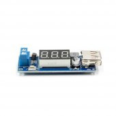 40V to 5V 2A Voltaj Düşürücü Usb Çıkış Soketi Mobil Güç Kaynağı Power Modül Voltmetre Mp4 Araba Araç - 4