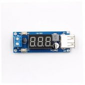 40V to 5V 2A Voltaj Düşürücü Usb Çıkış Soketi Mobil Güç Kaynağı Power Modül Voltmetre Mp4 Araba Araç - 6