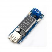 40V to 5V 2A Voltaj Düşürücü Usb Çıkış Soketi Mobil Güç Kaynağı Power Modül Voltmetre Mp4 Araba Araç - 7