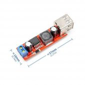 Lm2596 Dual Usb Power Modül Voltaj Düşürücü Mp3 Mobil Güç Kaynağı - 8